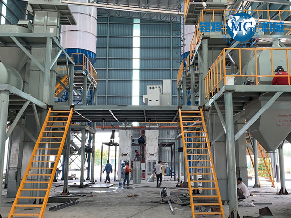 保溫砂漿廠家如何鑒別珍珠巖和?；⒅? /> 
</p>
　　<strong>保溫砂漿設(shè)備推薦：全自動無機(jī)保溫砂漿生產(chǎn)線</strong><br />
　　鄭州銘將機(jī)械設(shè)備有限公司生產(chǎn)的保溫砂漿設(shè)備主要是由提升機(jī)、預(yù)混倉(可選)、小料倉、混合機(jī)、成品倉、包裝機(jī)、除塵器、電控柜、氣相平衡系統(tǒng)組成。采用雙軸無重力混合機(jī)。<br />
　　智能型(復(fù)合式)保溫砂漿生產(chǎn)線，是我公司在全自動干粉砂漿生產(chǎn)線研發(fā)基礎(chǔ)上，銳意創(chuàng)新，大膽突破，成功研制而成的，集傳統(tǒng)有機(jī)保溫砂漿及新型無機(jī)?；⒅楸厣皾{生產(chǎn)于一體的高效混合生產(chǎn)線。<br />
　　該套生產(chǎn)線在全自動干粉砂漿生產(chǎn)線的基礎(chǔ)上，增配針對?；⒅槲锢硖匦詫ｉT研制的離心式滾筒混合機(jī)及高效專用體積打包機(jī)(敞口包裝機(jī)可選)。該套生產(chǎn)線效率高、產(chǎn)量大、適用性強、操作性好。該套設(shè)備實現(xiàn)多點除塵處理，工作環(huán)境好，有力保障員工身心健康，創(chuàng)造高效清潔的生產(chǎn)環(huán)境。<br />
　　秉承“以產(chǎn)品質(zhì)量為核心，以客戶服務(wù)為主線”的經(jīng)營理念，鄭州銘將愿以更好的產(chǎn)品服務(wù)社會。鄭州銘將機(jī)械設(shè)備有限公司誠摯地邀請國內(nèi)外同仁前來考察交流，洽談合作。鄭州銘將愿與您風(fēng)雨同舟、共謀發(fā)展、共創(chuàng)輝煌。<br />
                </div>

                <div   id=