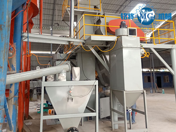 年產(chǎn)10萬(wàn)噸干粉砂漿生產(chǎn)線的組成，年產(chǎn)10萬(wàn)噸干粉砂漿生產(chǎn)線有什么優(yōu)勢(shì)？