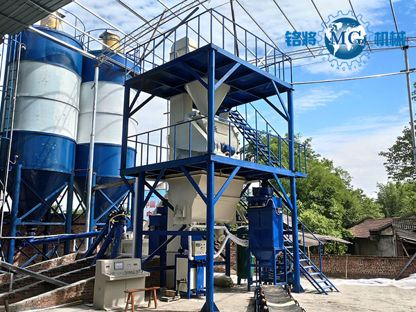 瓷磚膠生產(chǎn)設(shè)備多少錢？瓷磚膠生產(chǎn)線由哪些設(shè)備組成