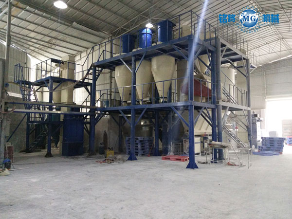 干粉砂漿生產(chǎn)線是如何防止粉塵的？