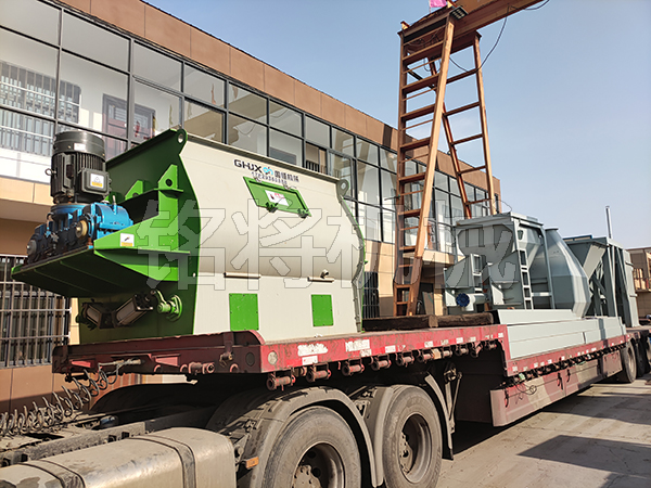 四立方主機，時產(chǎn)15噸生產(chǎn)線，發(fā)往江蘇連云港