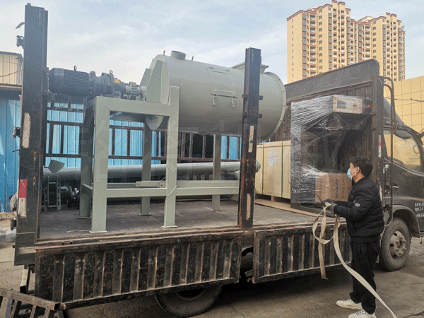 簡易干粉砂漿生產(chǎn)線交付物流！
